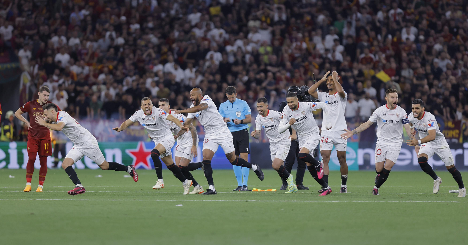 Las imágenes de la celebración del Sevilla fc