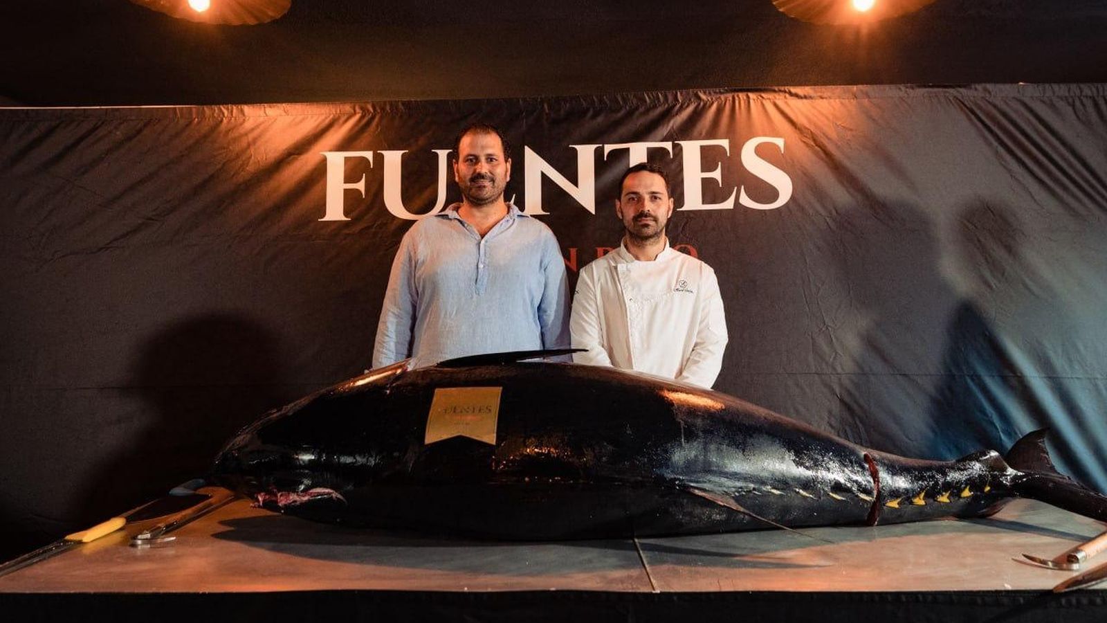 Óscar y Alberto Ceular antes de comenzar el ronqueo de 2023