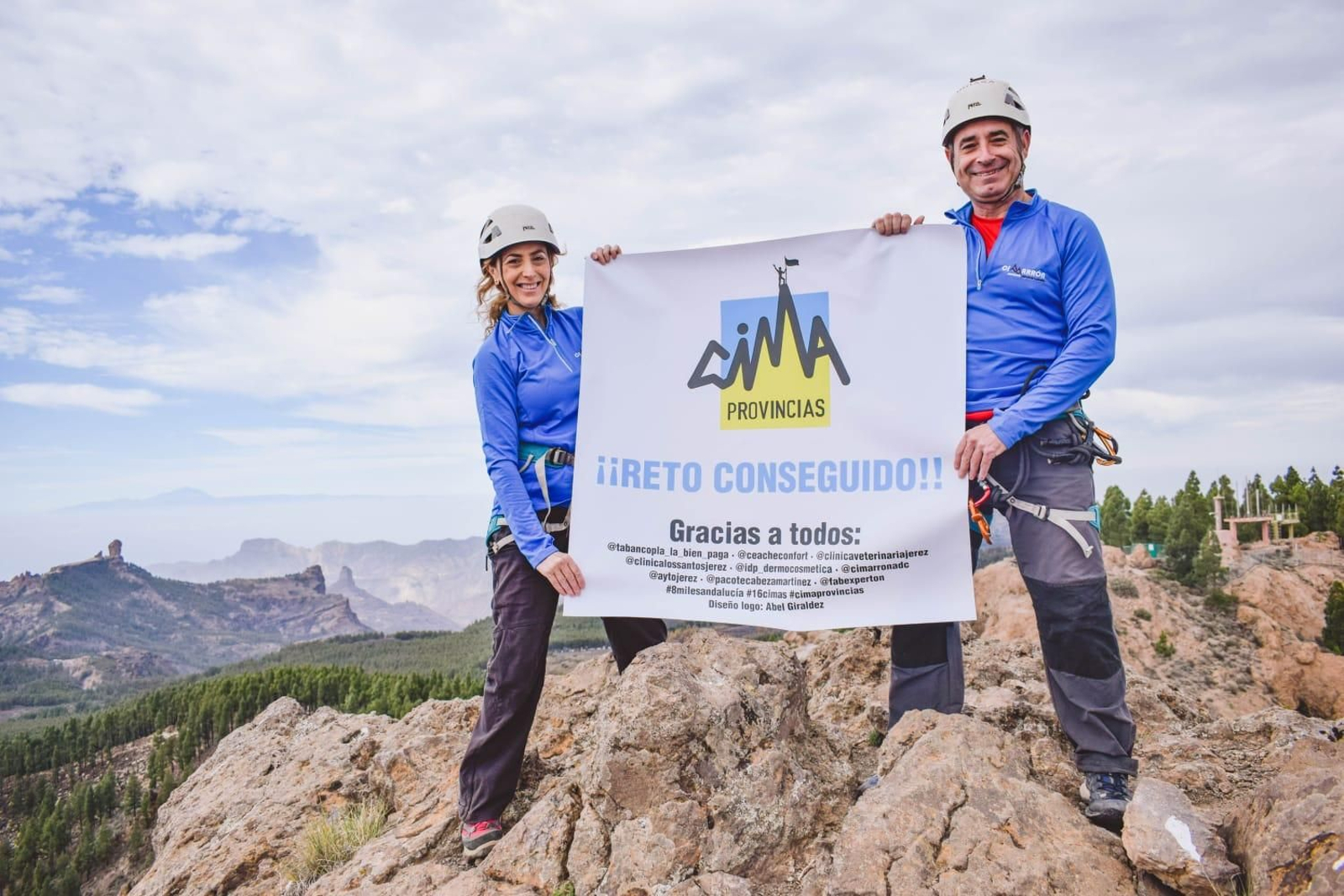 Los jerezanos completan el reto de subir a los picos más altos de cada provincia.