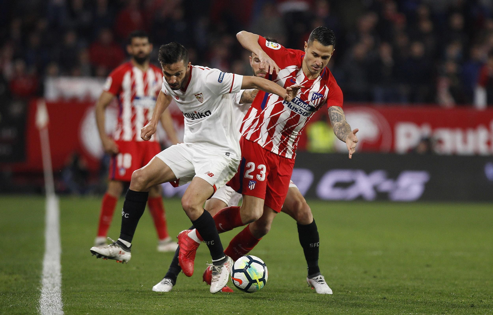 Las imágenes del Sevilla-Atlético de Madrid