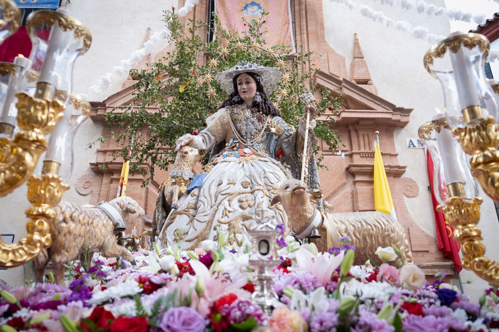 Las imágenes de la salida de la Divina Pastora de Santa Marina