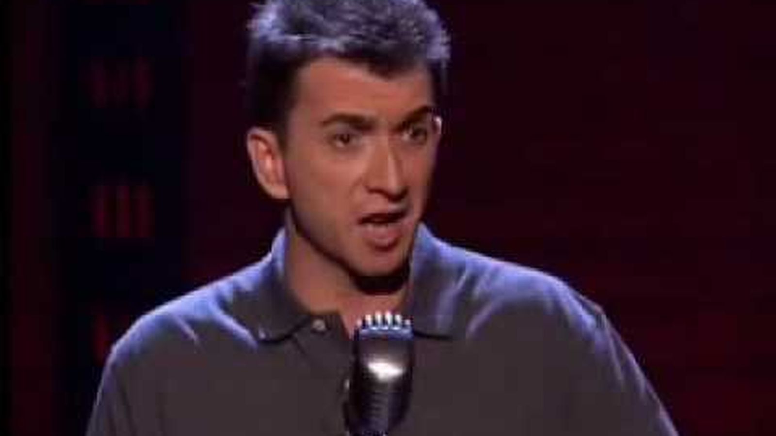 Motos, en sus comienzos televisivos como monologuista, guionista y cofundador de 'El club de la comedia'.