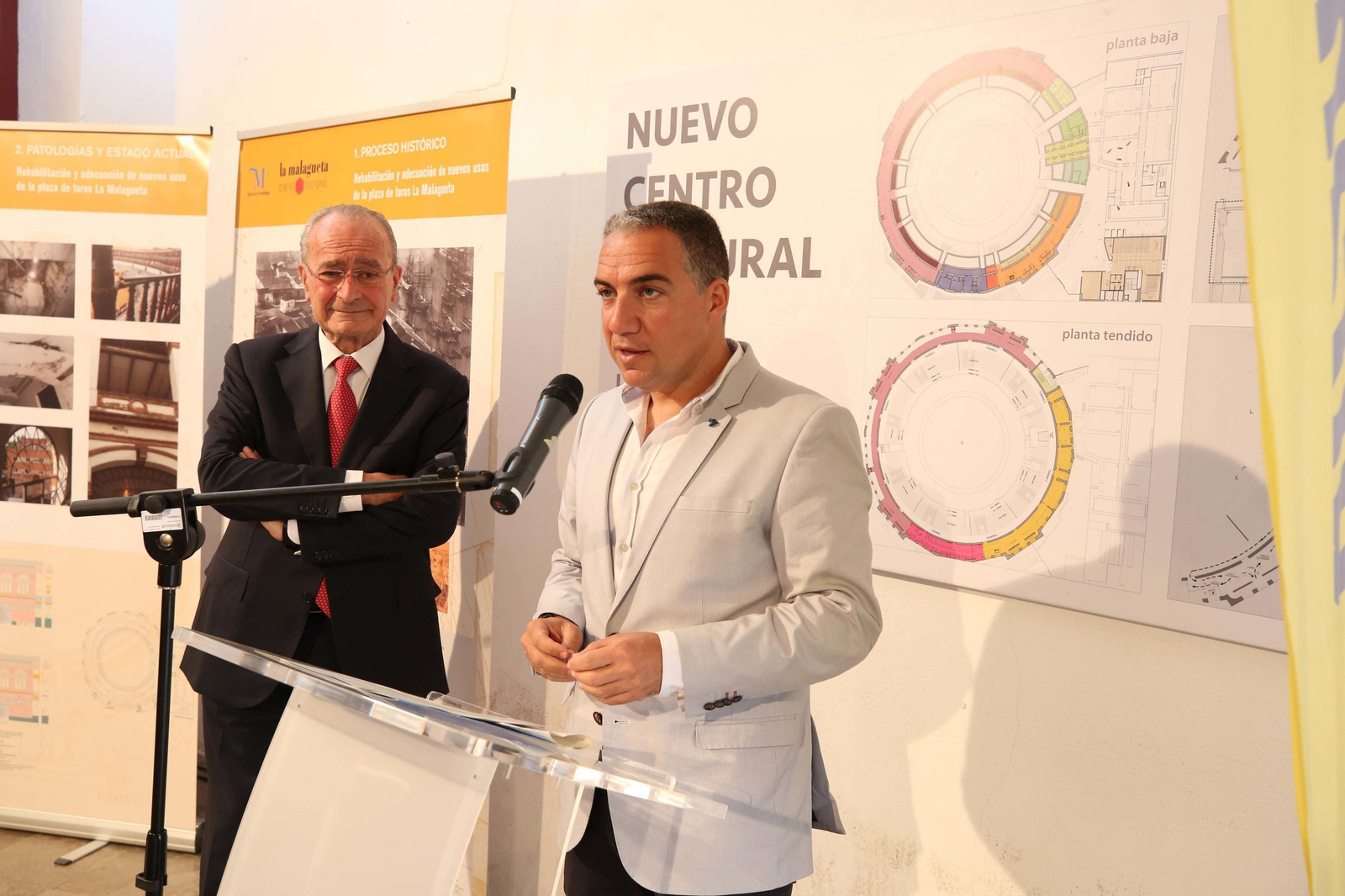 Presentación del nuevo centro cultural en la plaza de toros de La Malagueta.