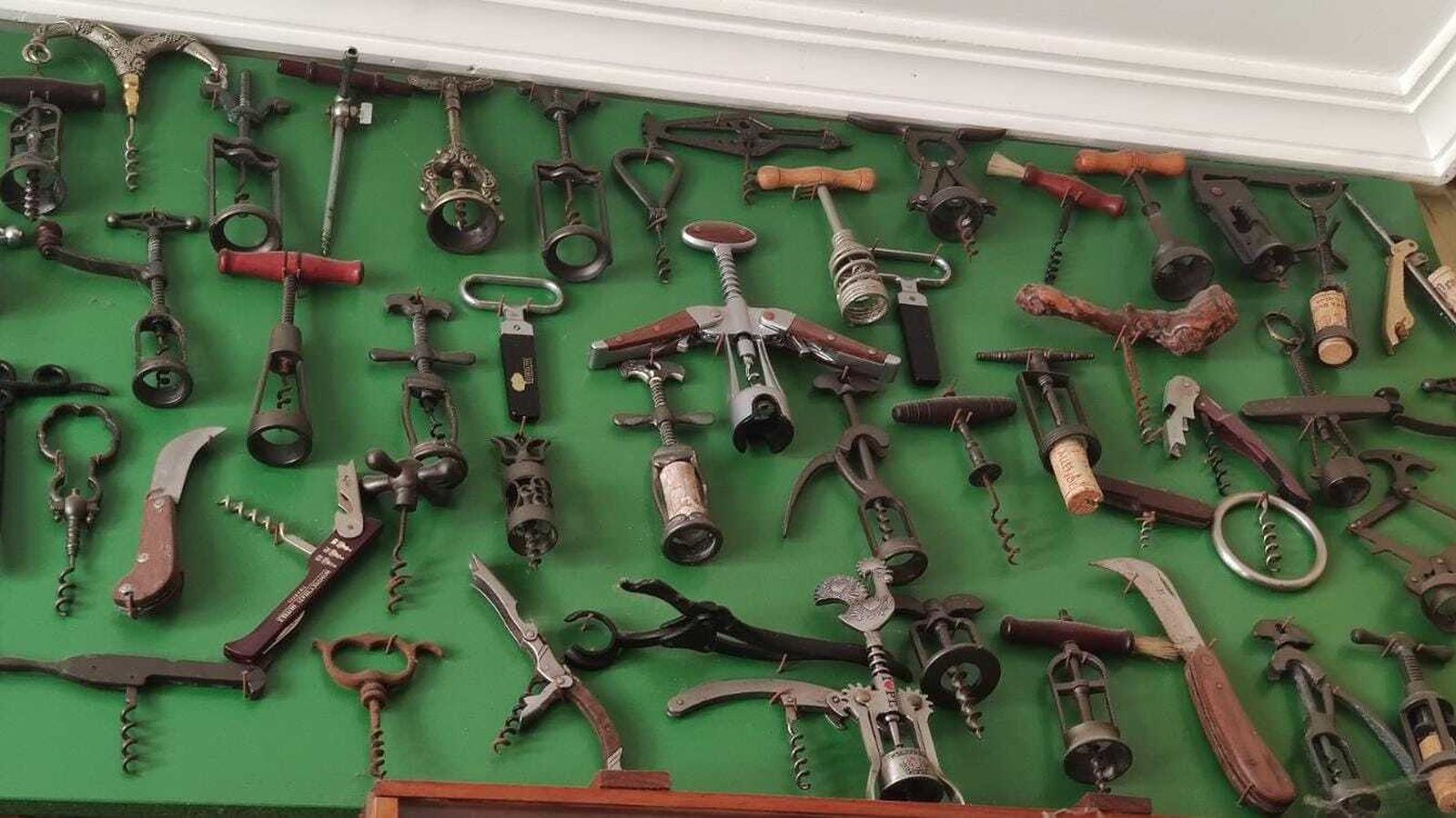 Colección de abridores en Las Tinajas