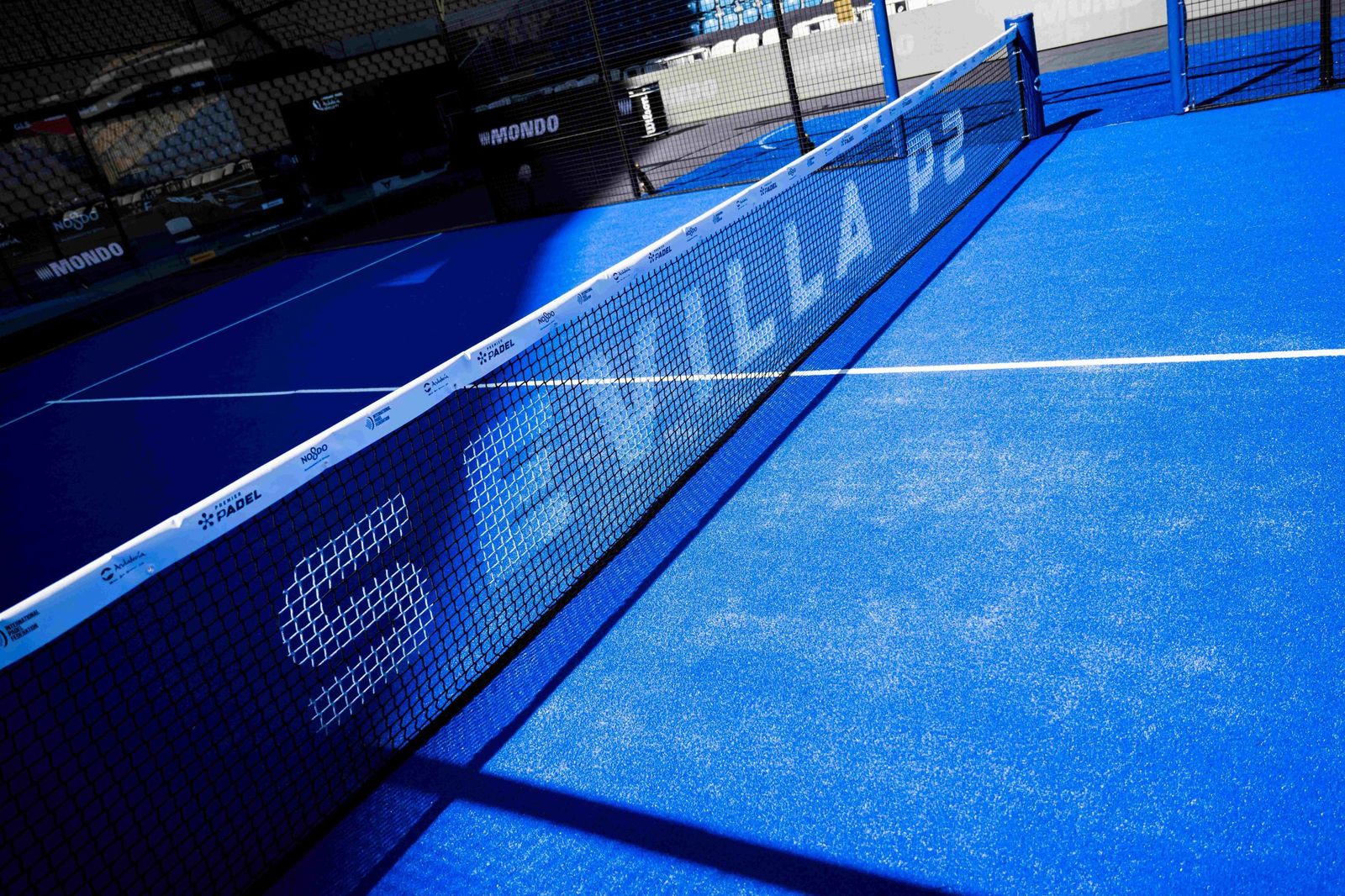 Así es la adaptación del Estadio de la Cartuja para el Premier Padel Andalucía Sevilla P2