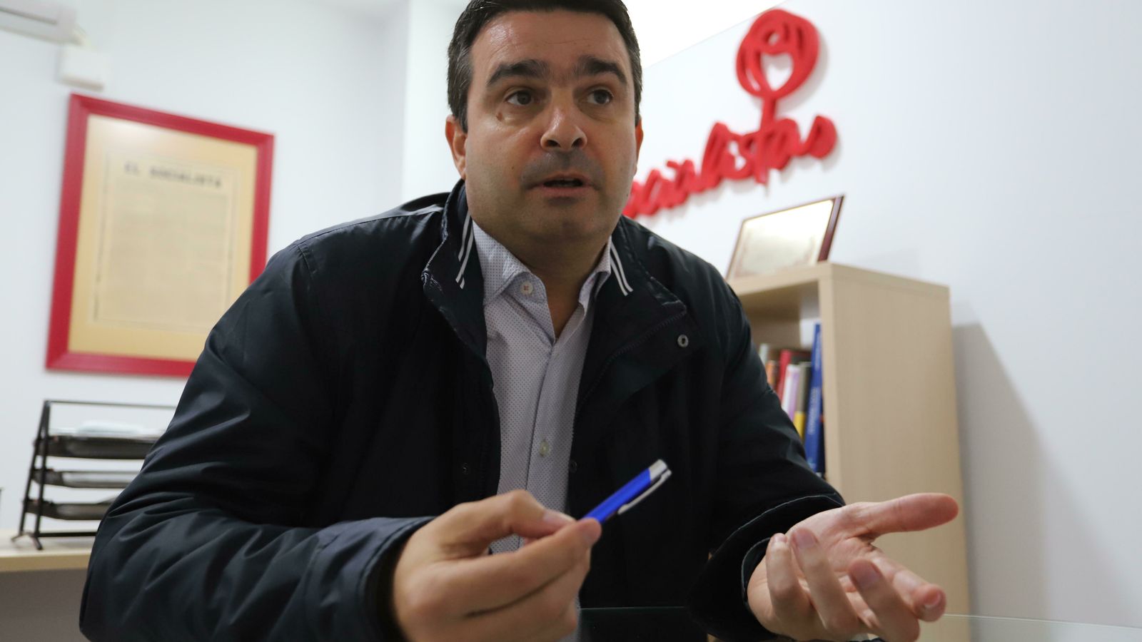 Amaro Huelva es candidatos del PSOE al Senado.