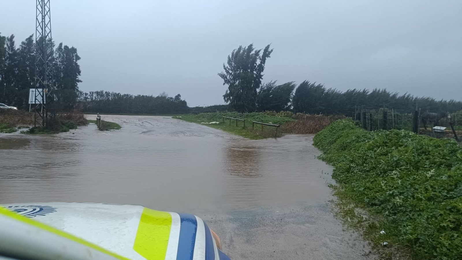 Zonas intransitables en la aldea.