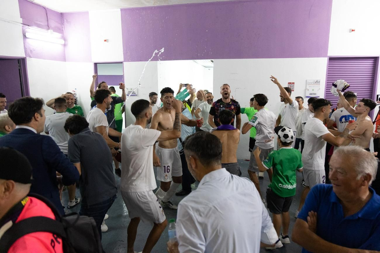 La celebración del Real Jaén.