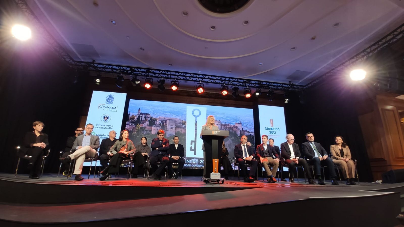 La presentación de Granada de la Capitalidad Cultural 2031, en imágenes