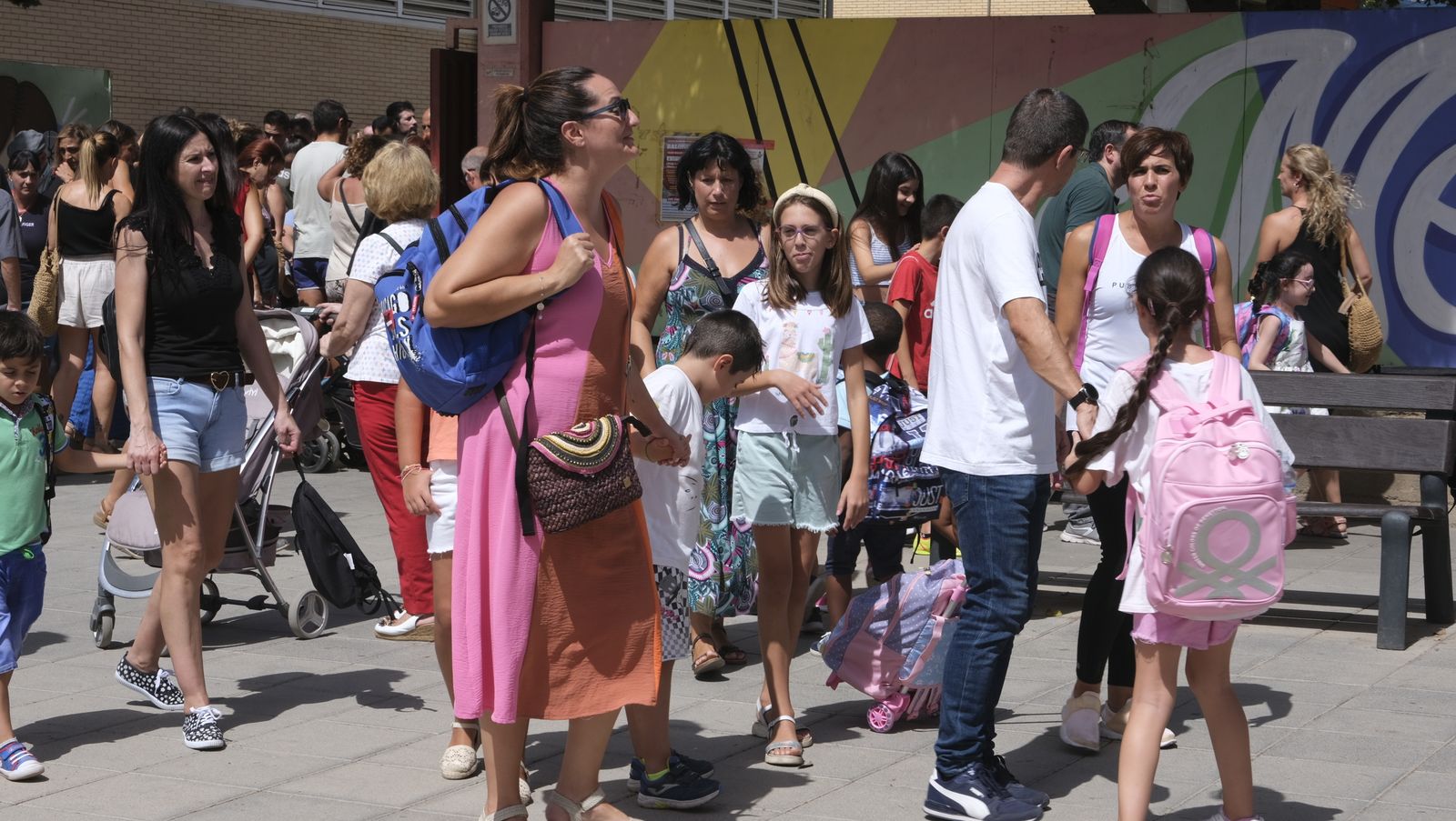 Imágenes del primer día de curso escolar en Almería