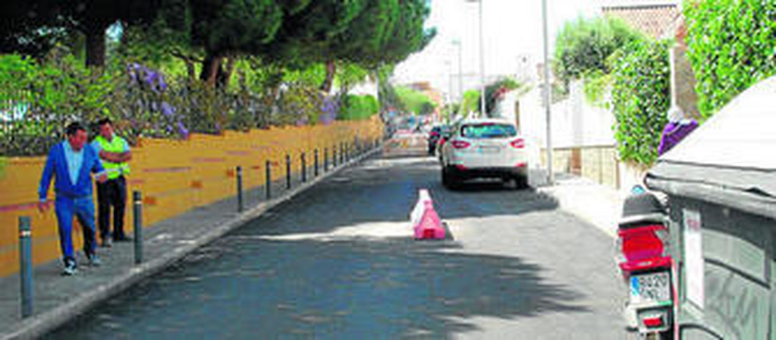 Aspecto que presenta el vial público tras la finalización de los trabajos.