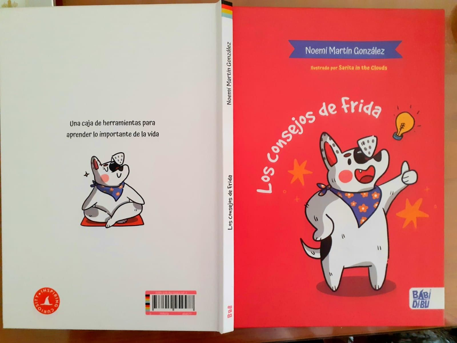 Portada y contraportada de 'Los consejos de Frida'.