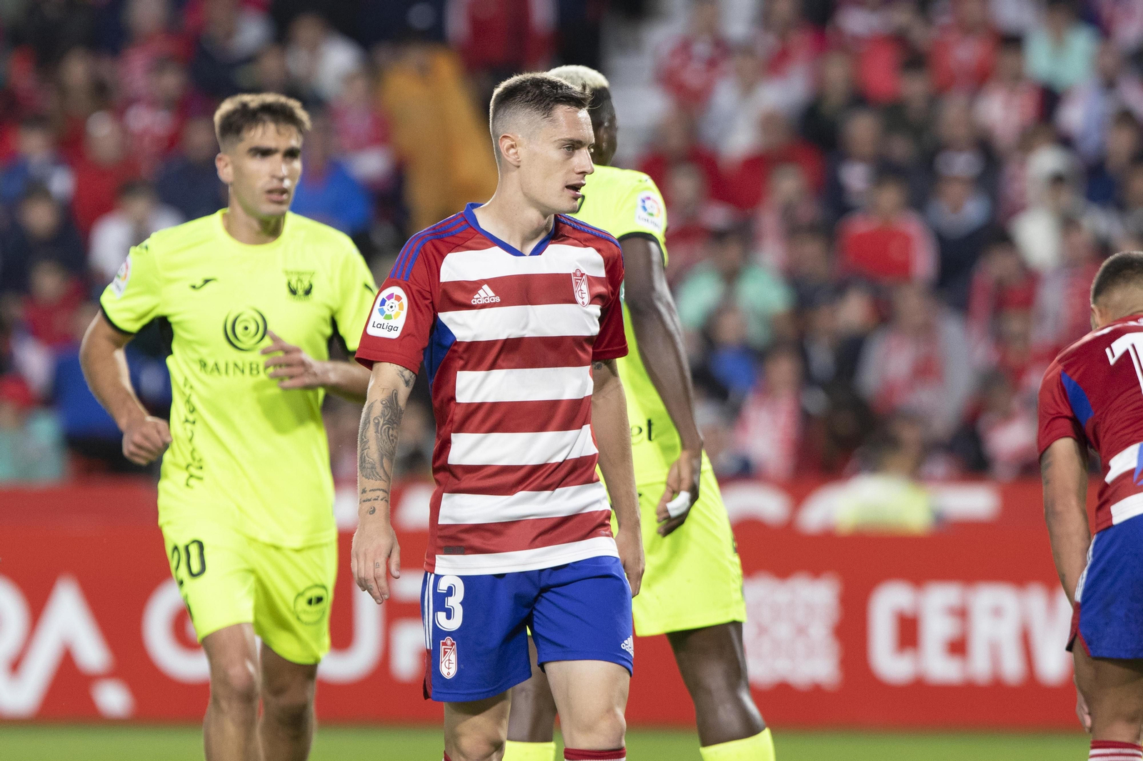 Pol Lozano, en el Granada-Leganés de la última jornada