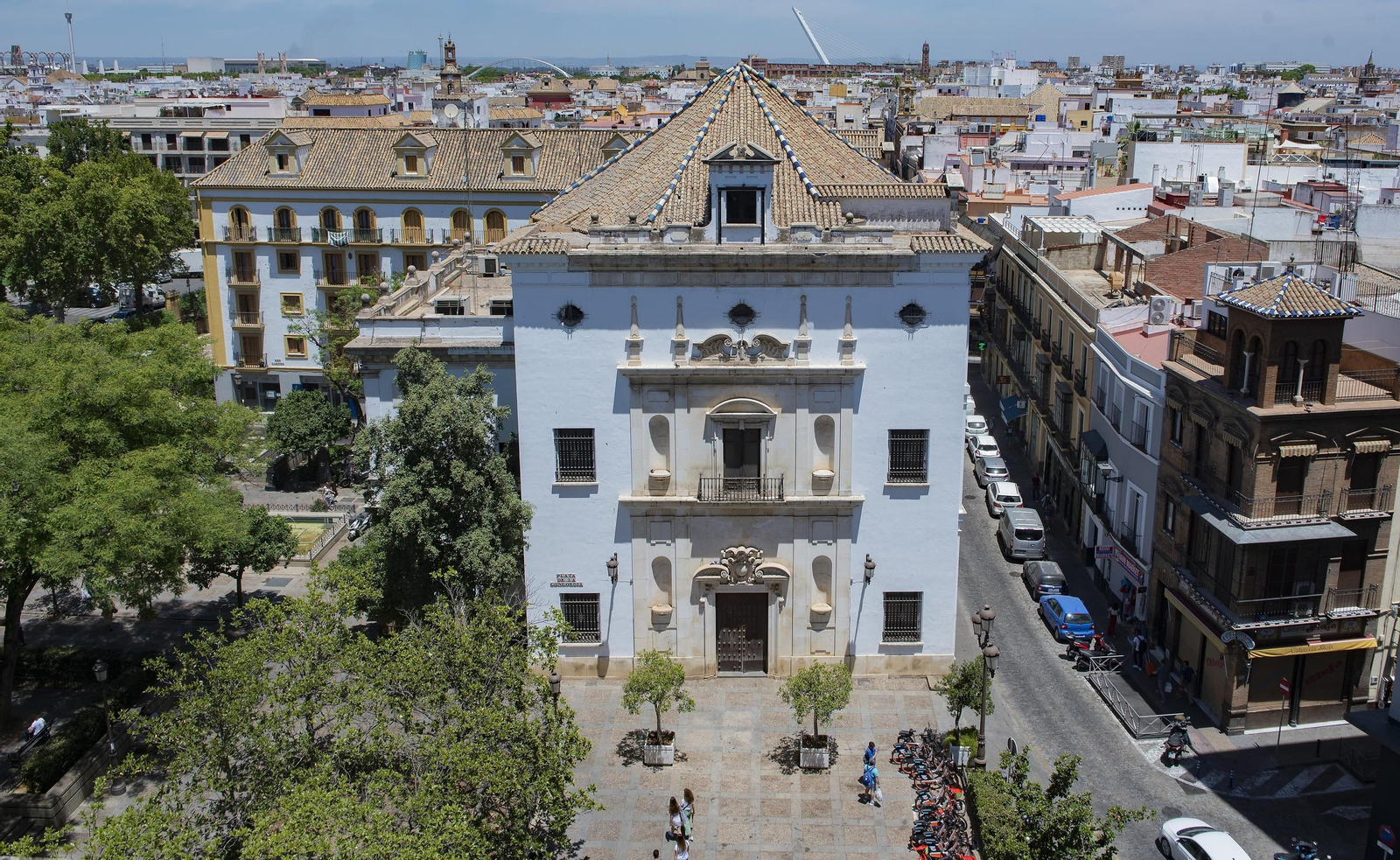 Vista aérea de San Hermenegildo.