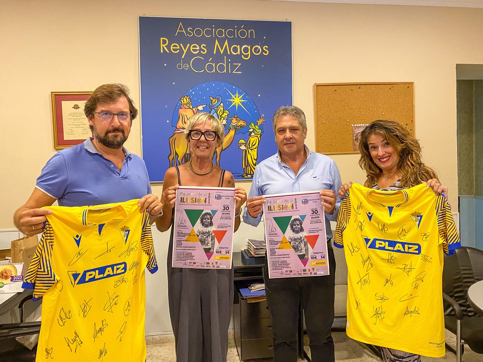 De izquierda a derecha Manuel Navarro, Mila Granados, Pepe Mata y Fátima Rodríguez.