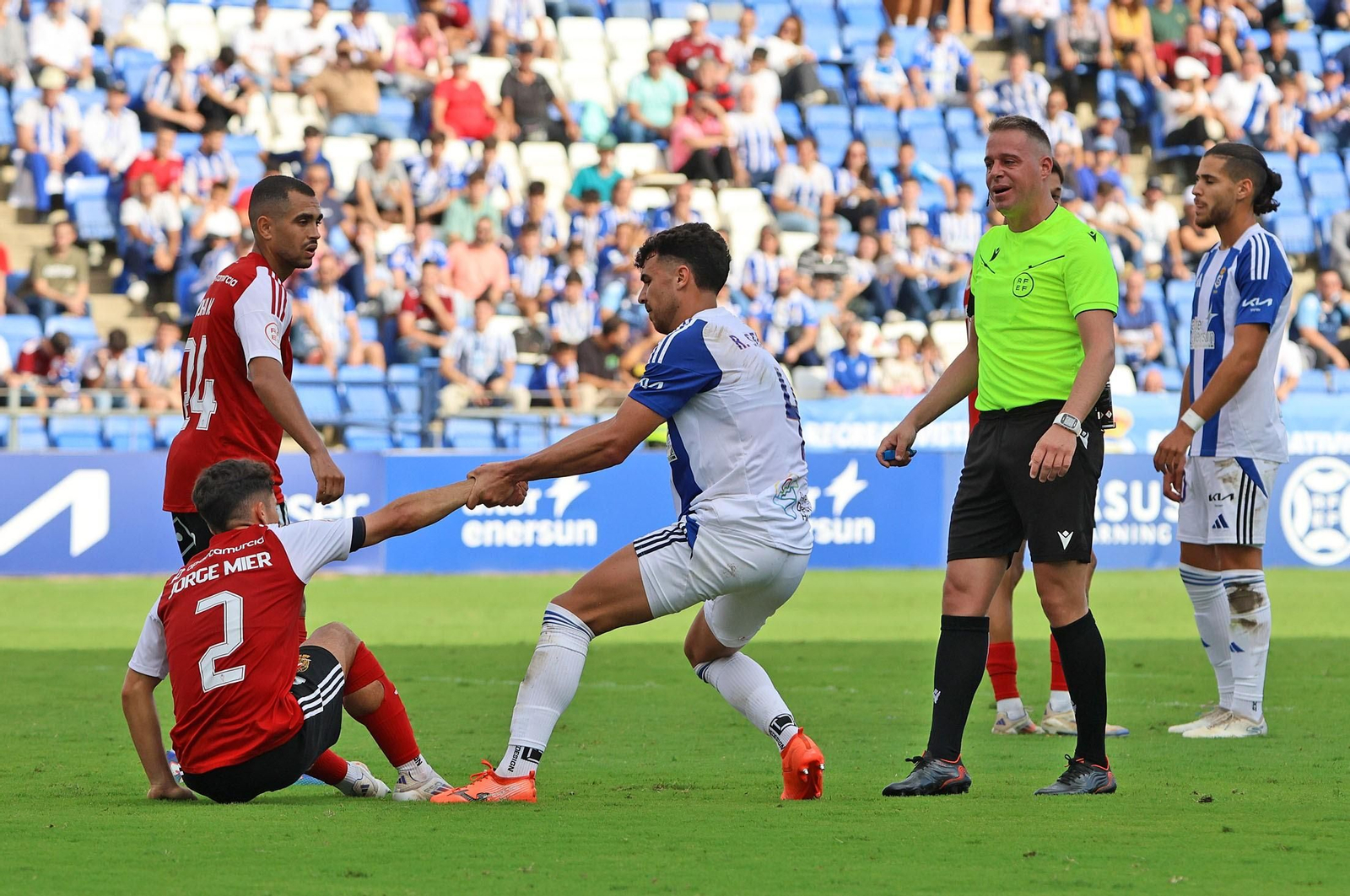 Jerónimo Montes, en su última visita al Nuevo Colombino.