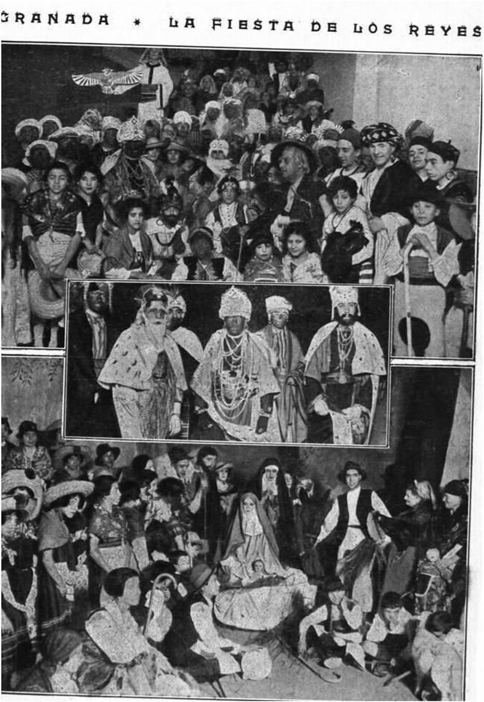 Cabalgata de Reyes. 1926. Fotos de Torres Molina y Trino.