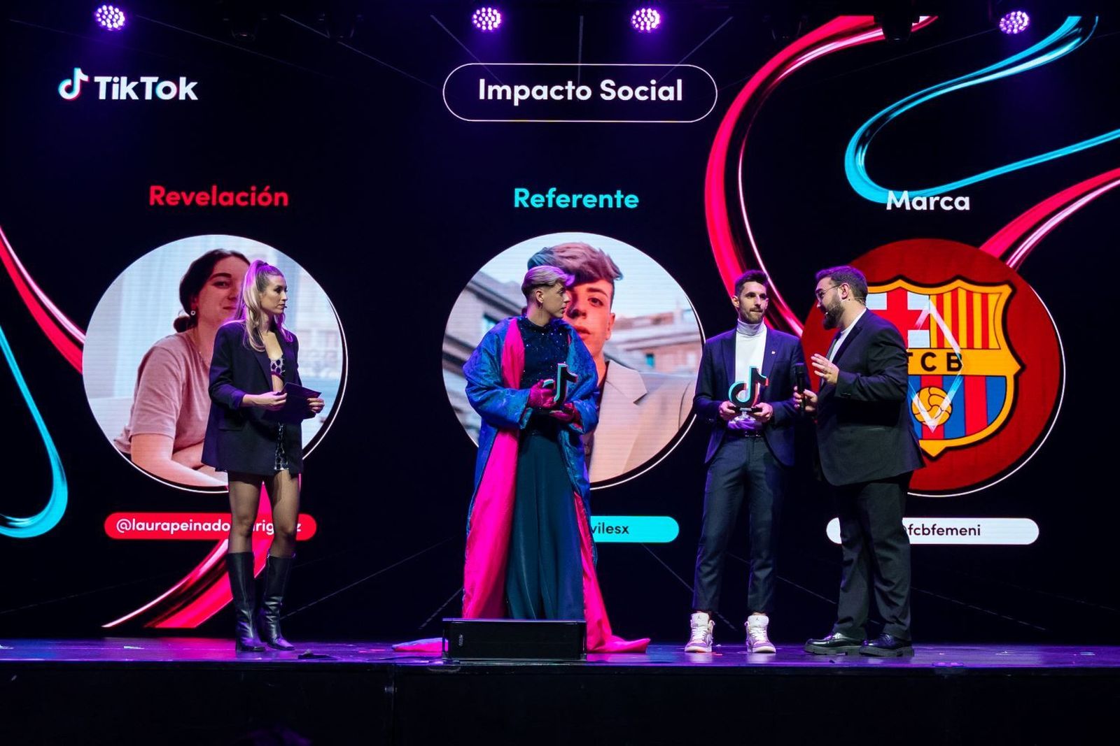 Las imágenes de la gala de entrega de los Premios TikTok