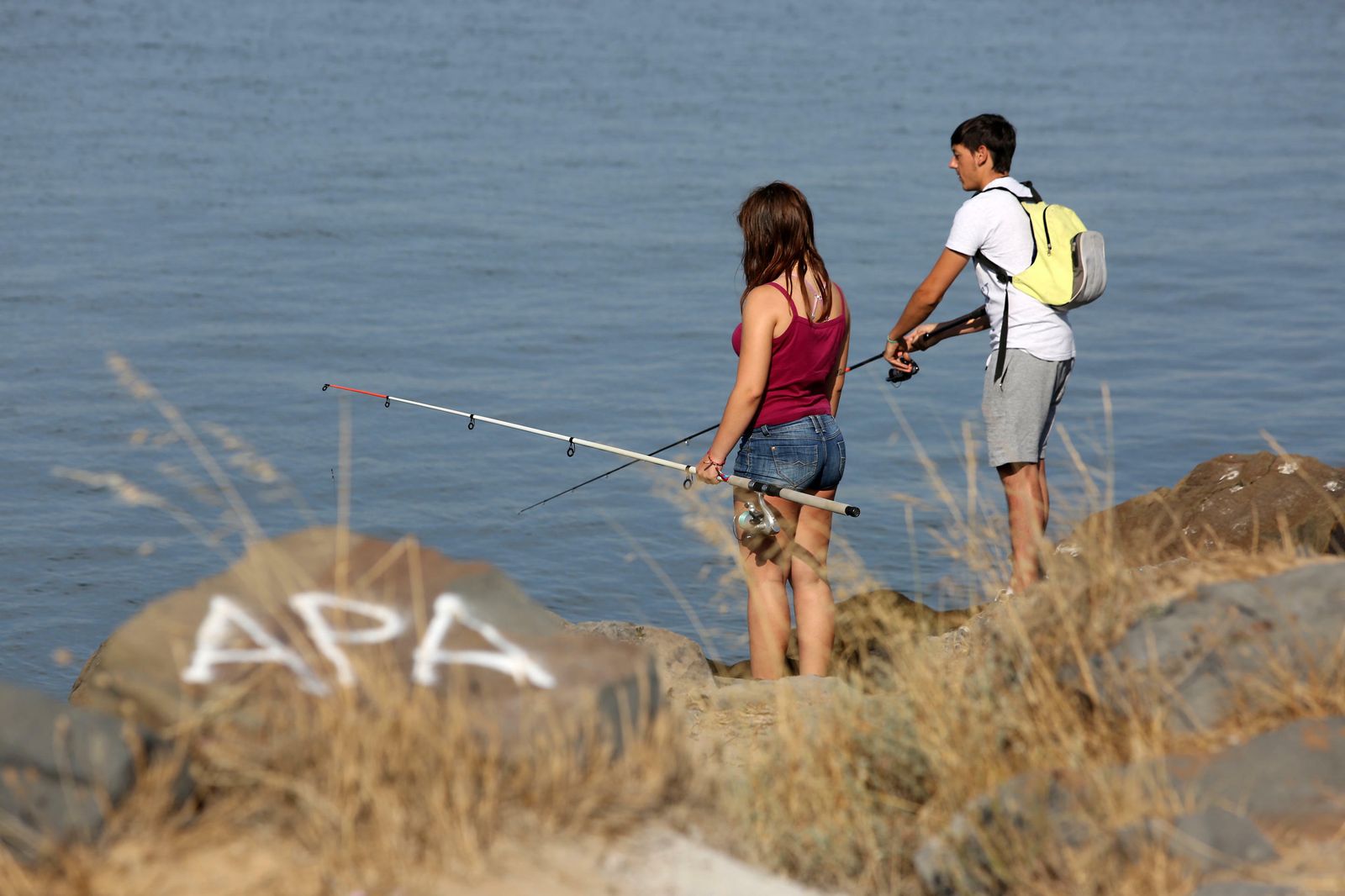 Este paraje es un lugar elegido por numerosas personas para la pesca.