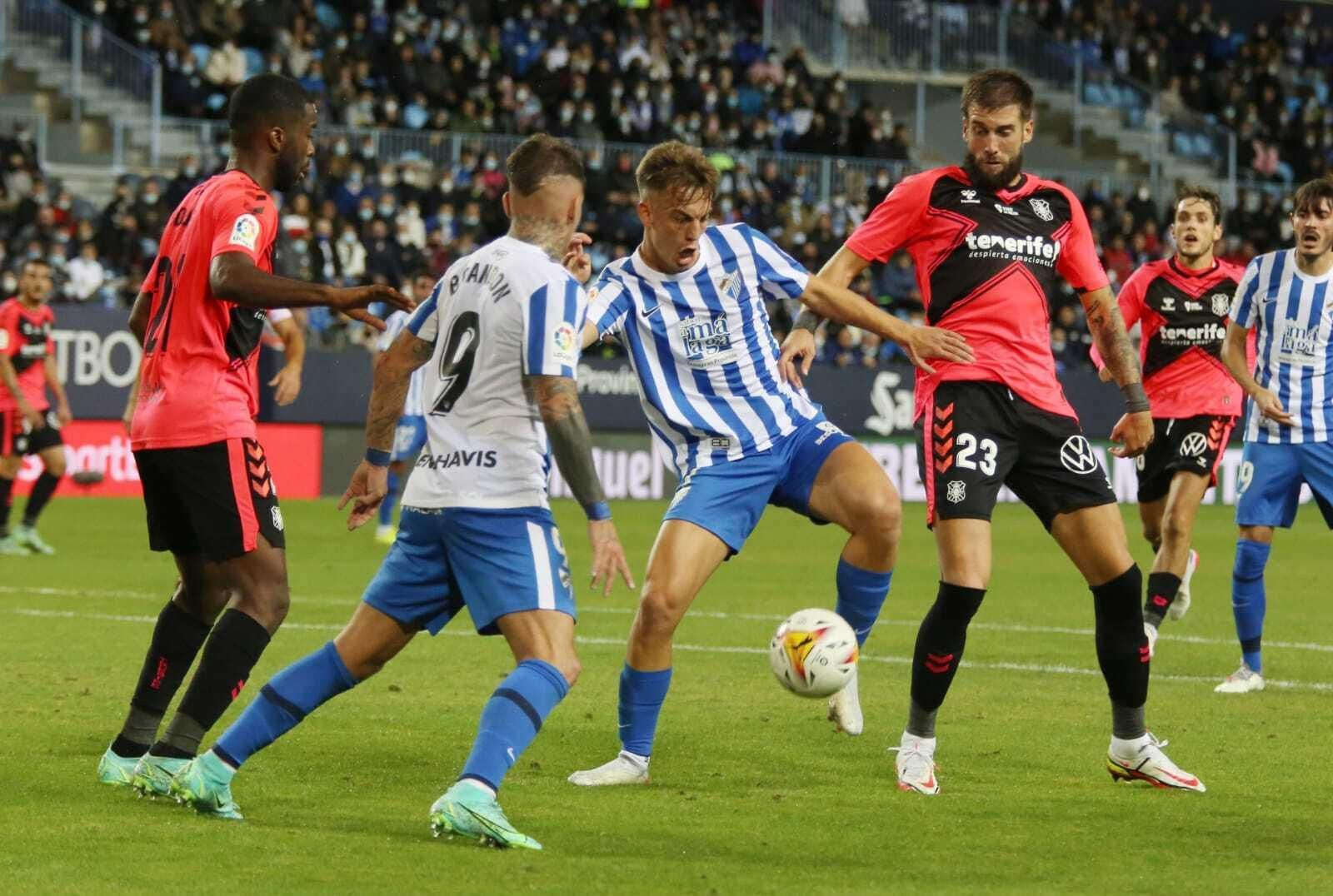 Las fotos del Málaga CF-Tenerife