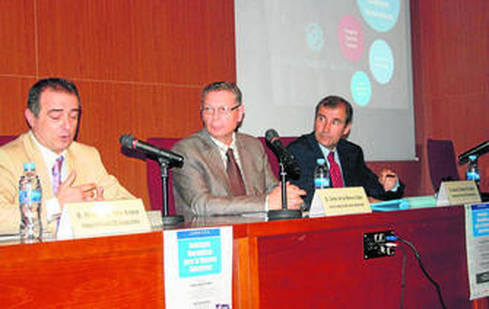 Enrique de Amo, Javier de las Nieves y Antonio Giménez inauguraron la jornada.