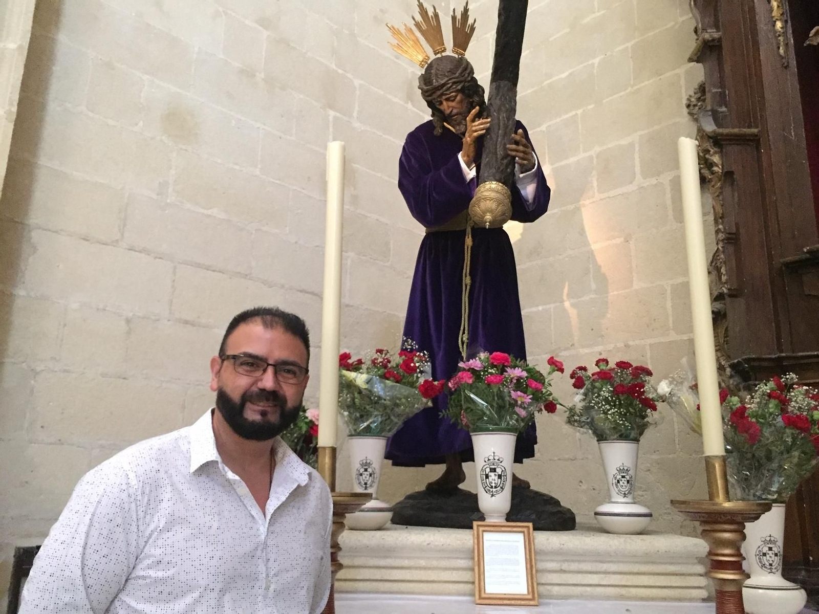 Jorge Pérez Ponce, en la foto, y Ernesto Romero del Castillo, los dos candidatos para las Cinco Llagas.
