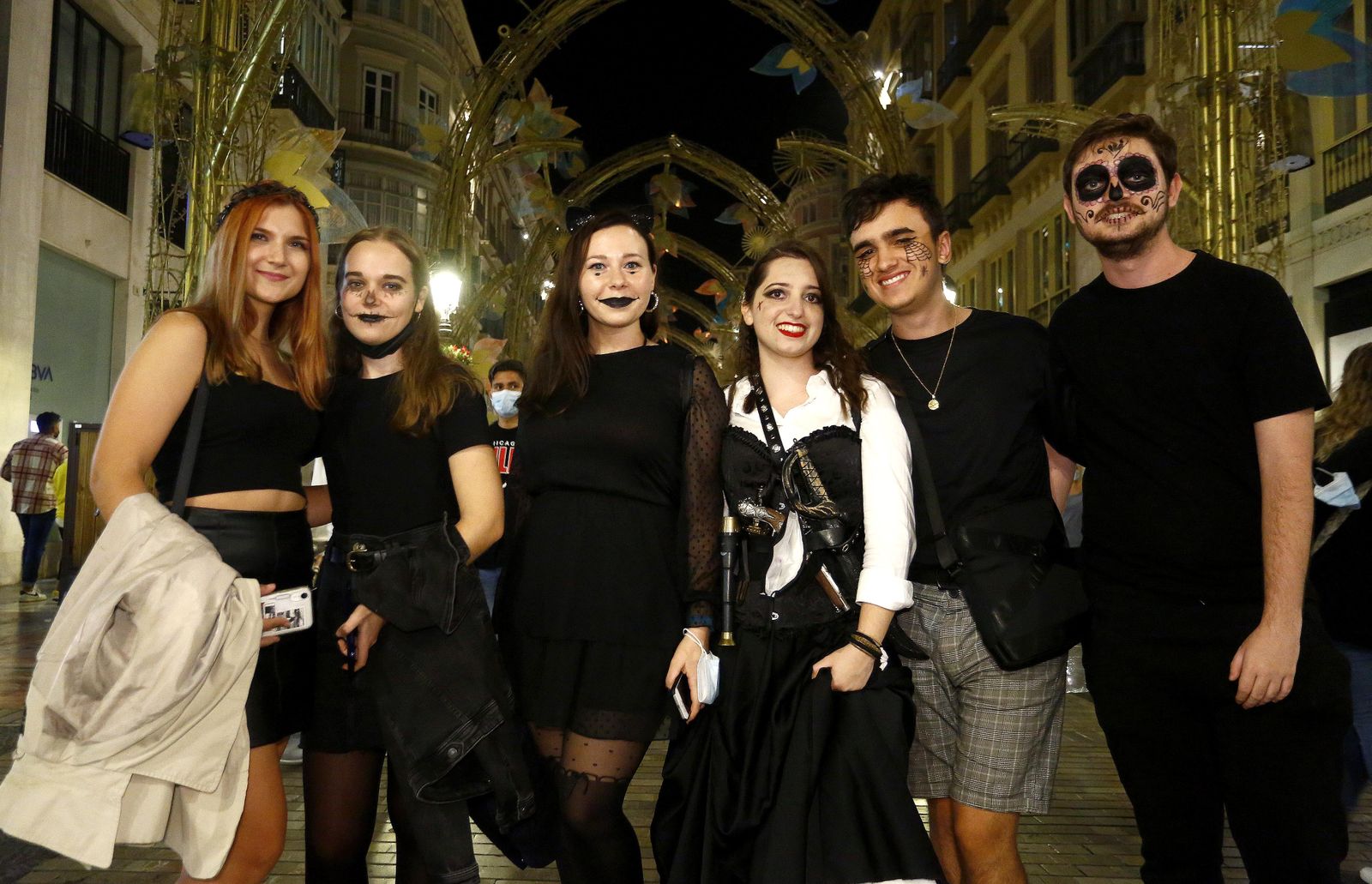 Las fotos de la noche de Halloween en Málaga