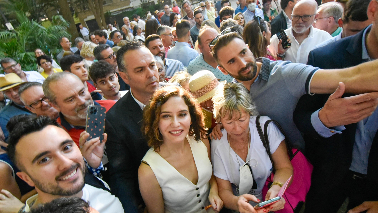 Fotos de Isabel Díaz Ayuso en Algeciras