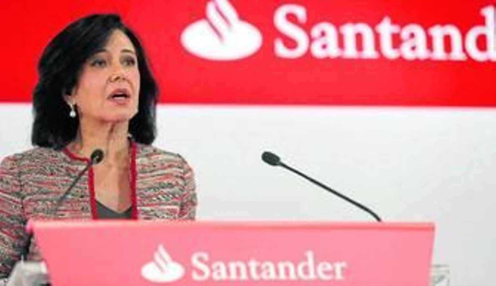 La presidenta de Banco Santander, Ana Botín.