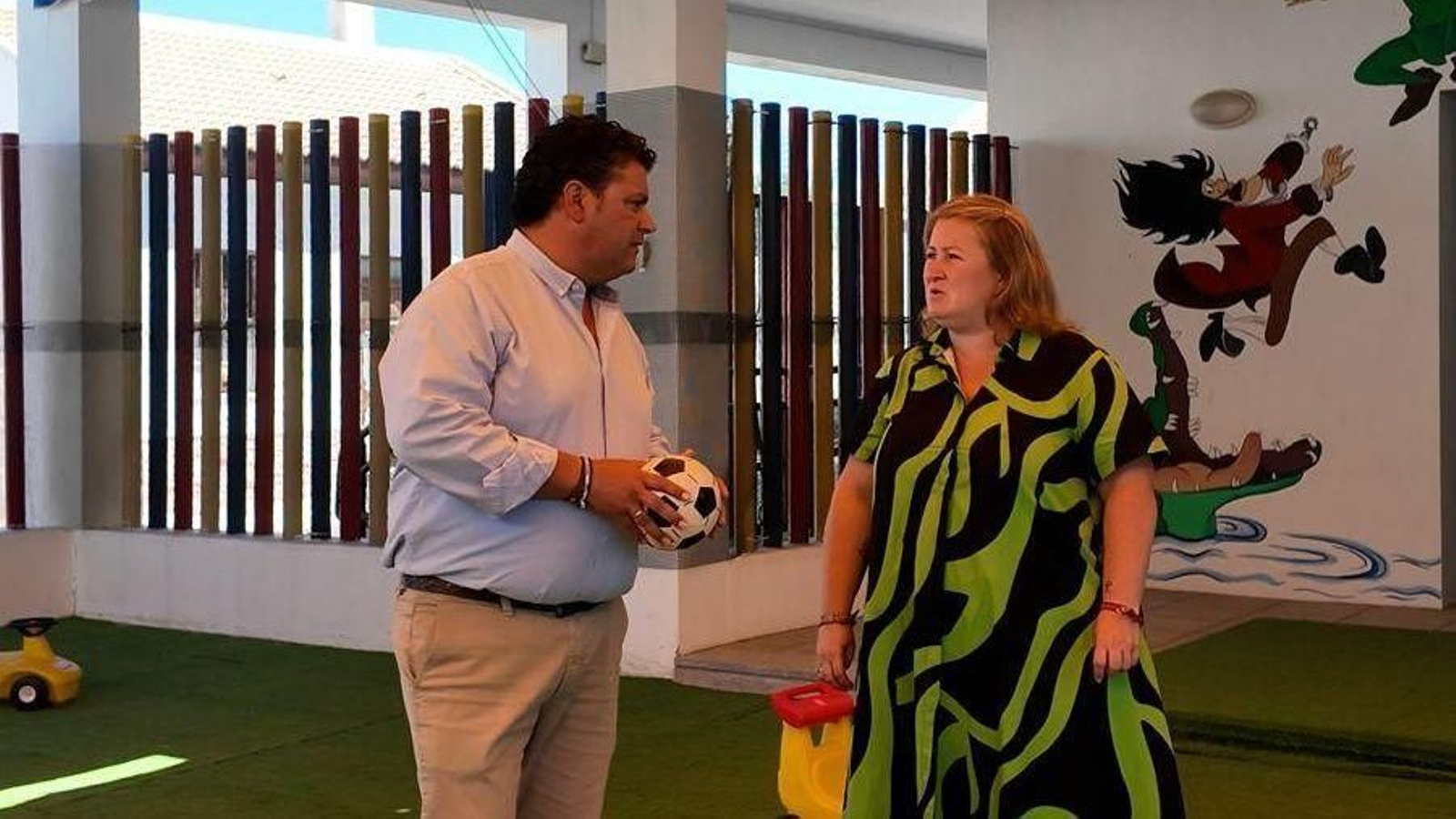 Visita a los colegios del municipio.