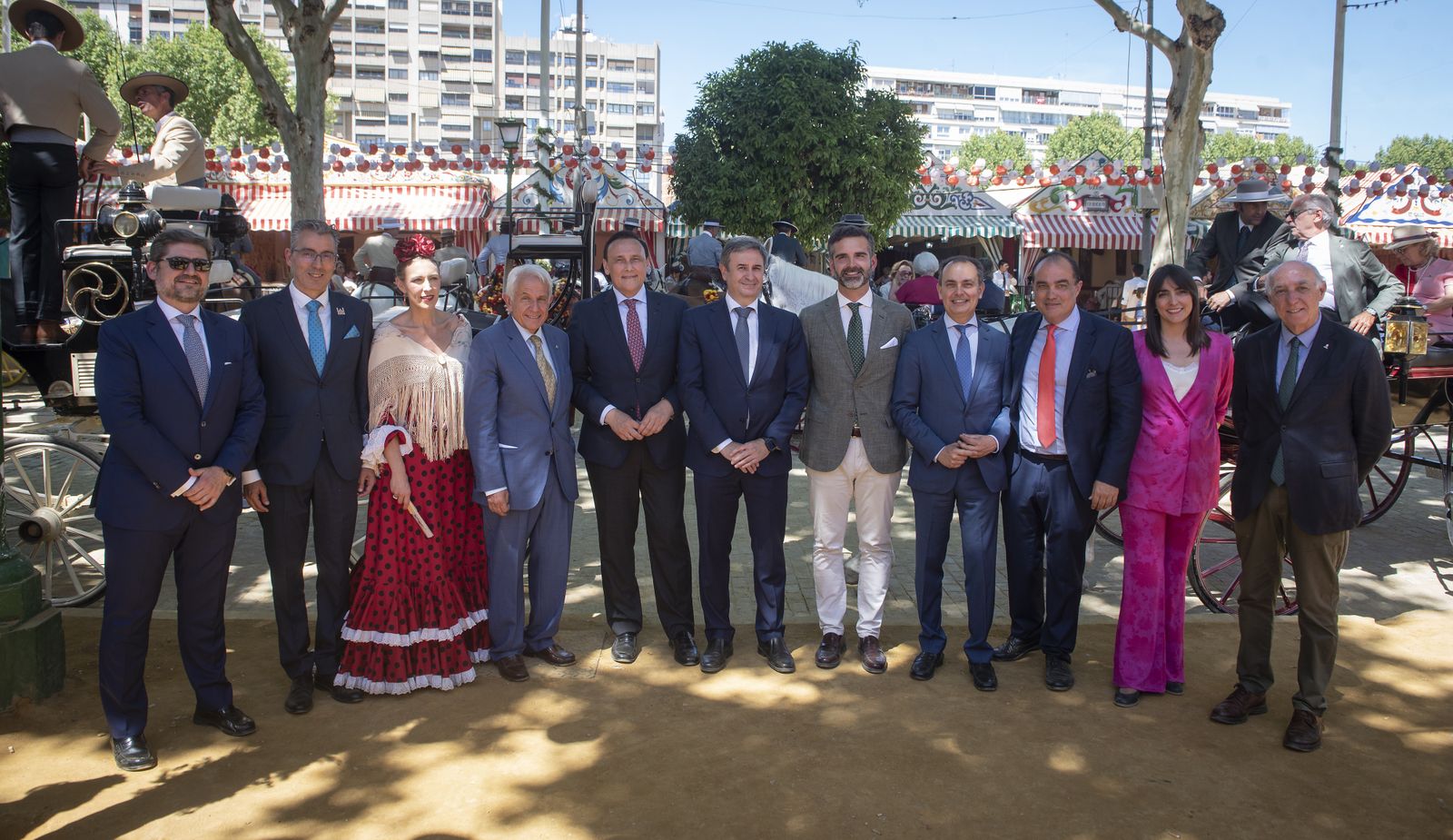 Las imágenes de la recepción en la caseta de Endesa