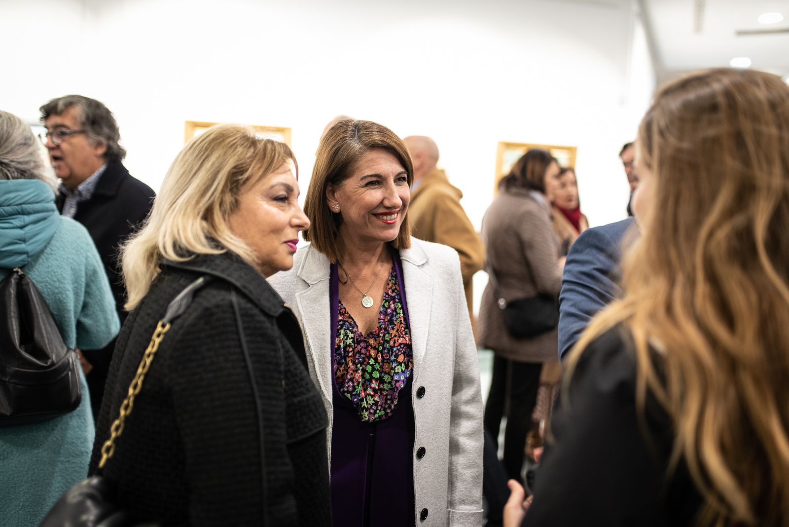 Imágenes de la inauguración de la exposción "Paisajes" de Pilar Barroso