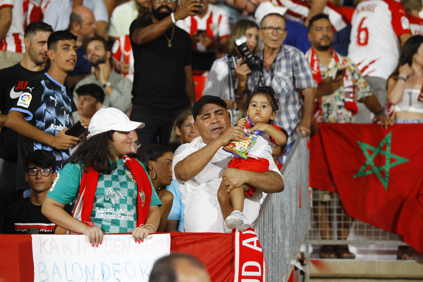 Imágenes del partido U.D. Almería-Real Madrid C.F. de la Liga Santander