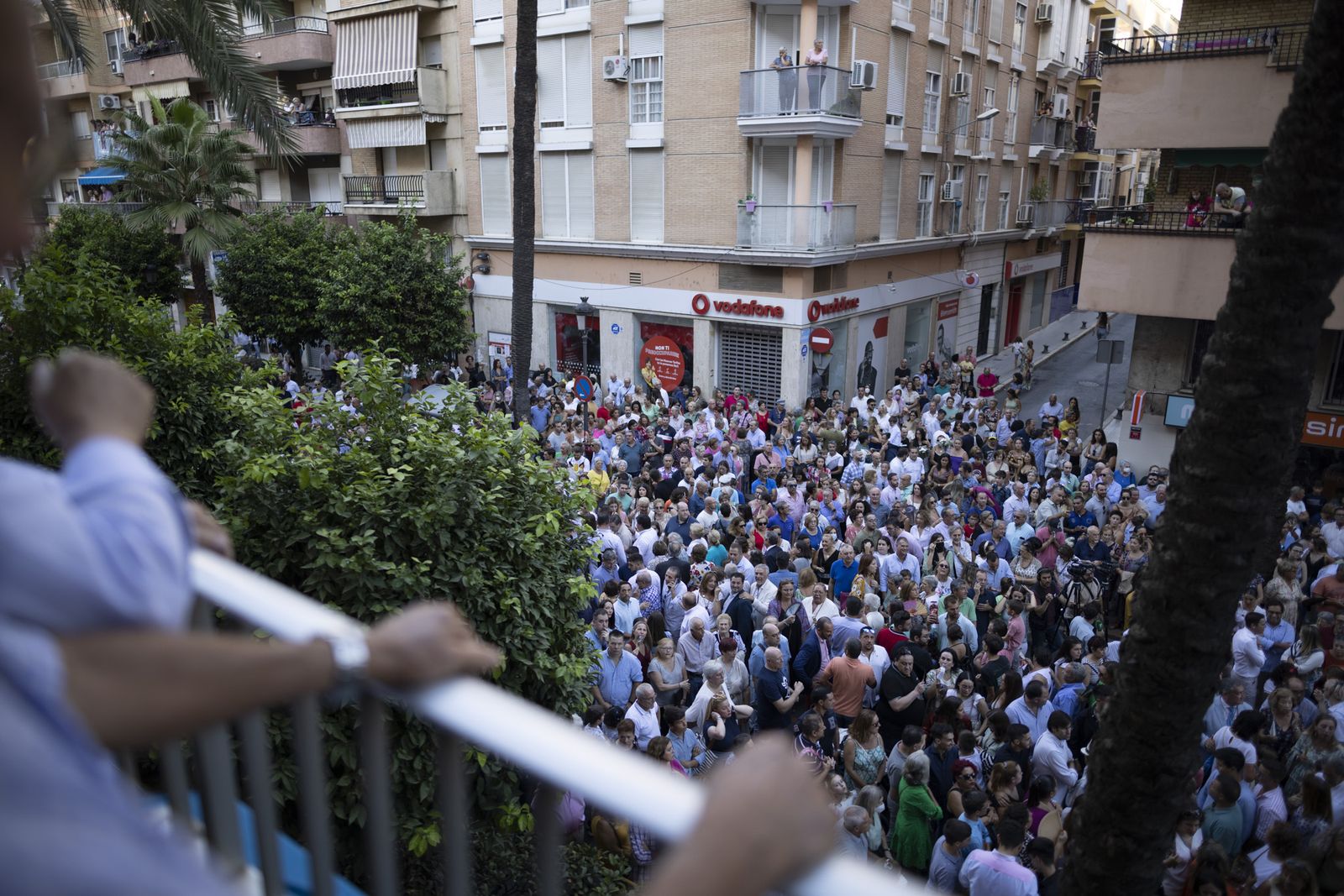 Imágenes de la salida de la Virgen de la Cinta desde la Catedral hacia el Santuario