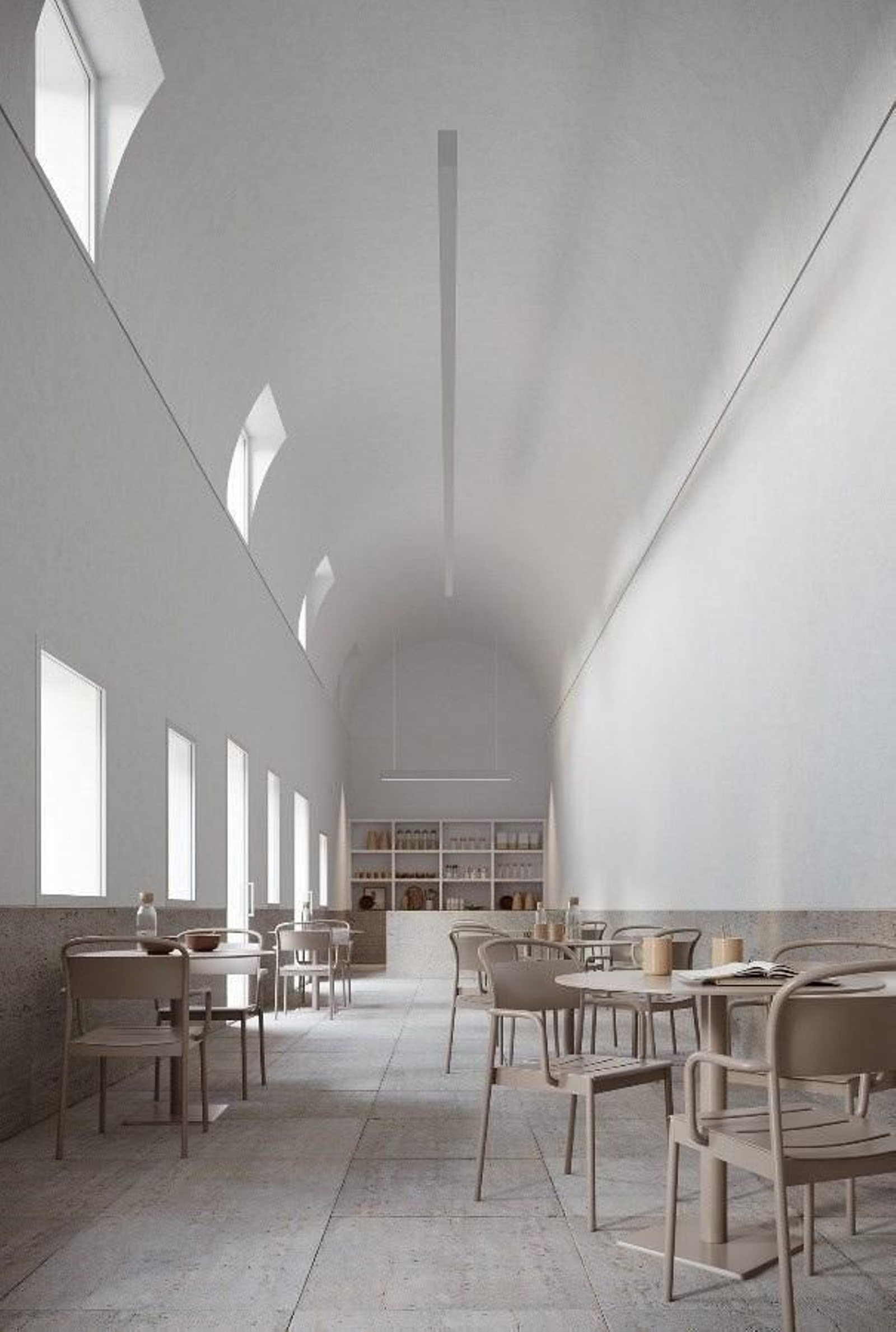 La futura cafetería de Santa Clara.