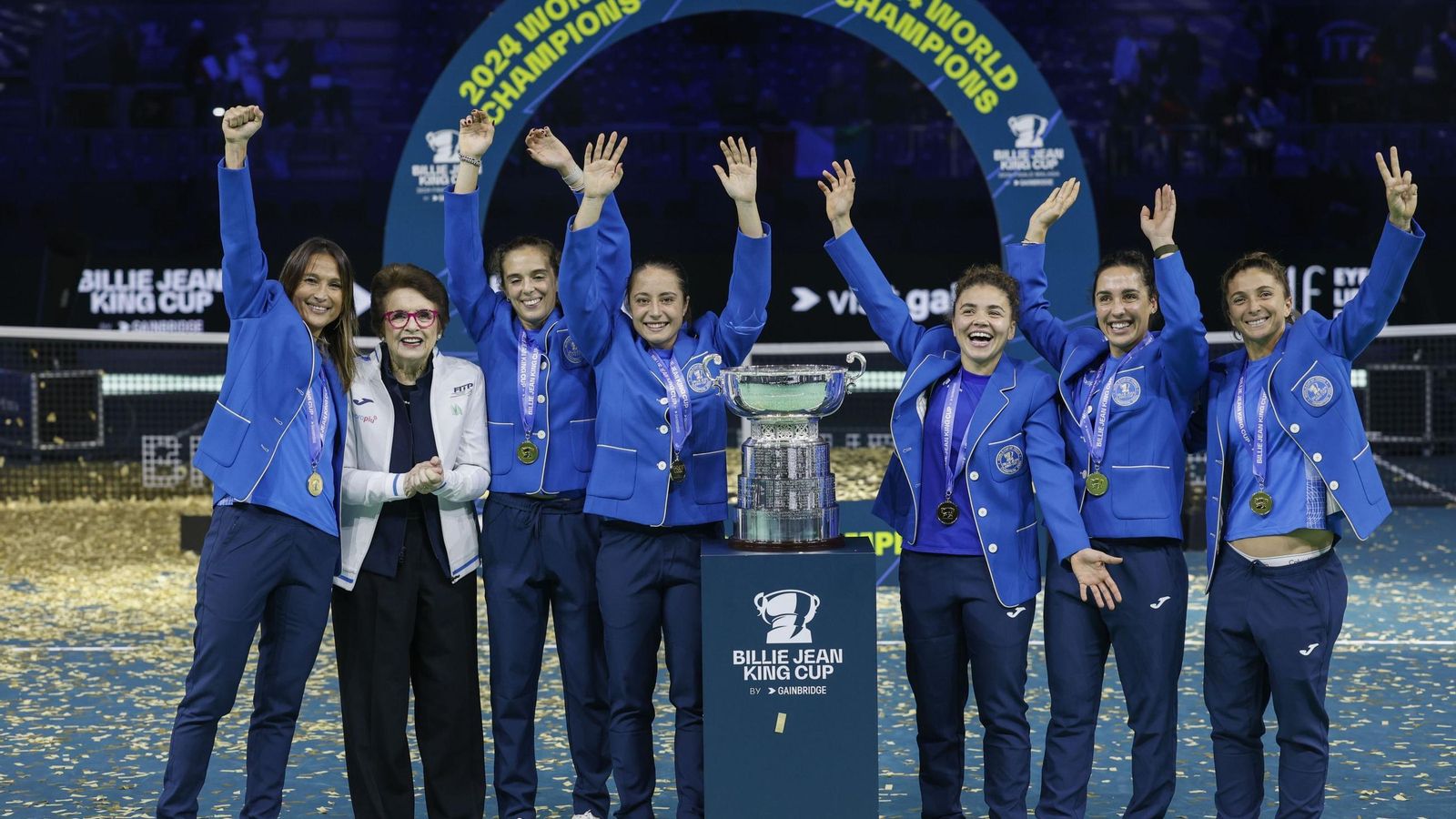 El Italia-Eslovaquia que coronó a las azzurri en Málaga, en fotos