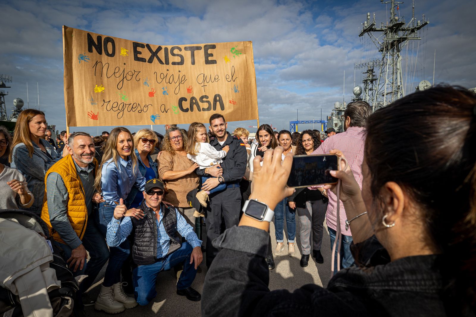 Imágenes del regreso de La fragata 'Numancia' a Rota tras participar en la operación Atalanta