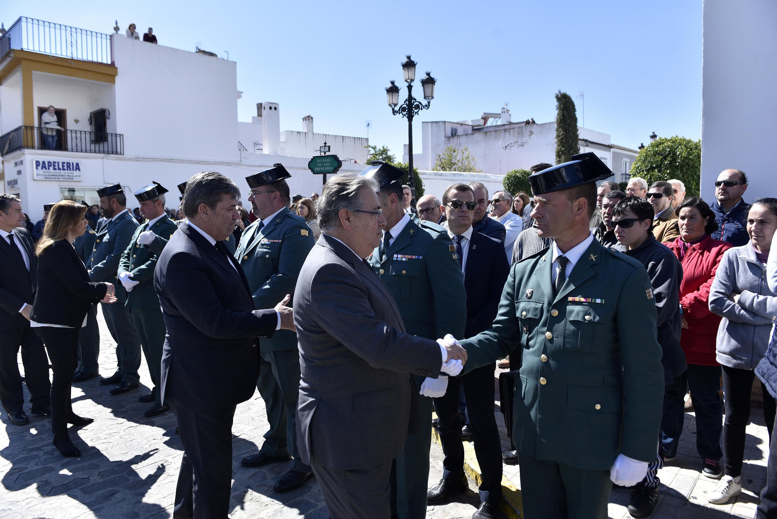 El funeral del guardia civil fallecido en Guillena, en imágenes