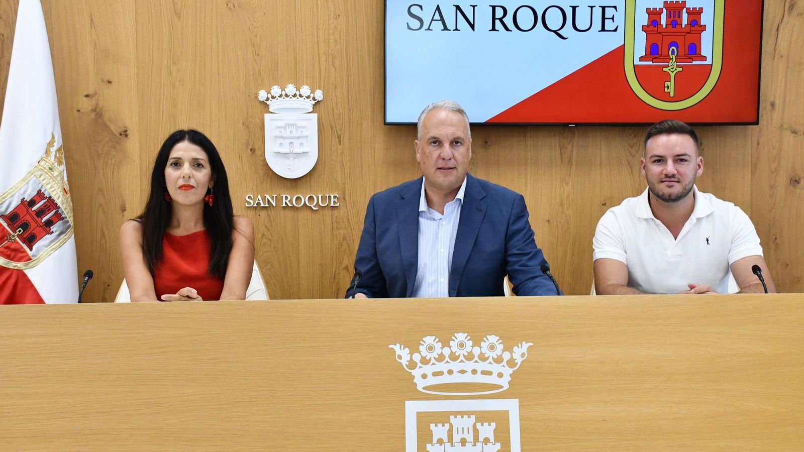 Belén Jiménez, Juan Carlos Ruiz Boix y Abel Heredia.