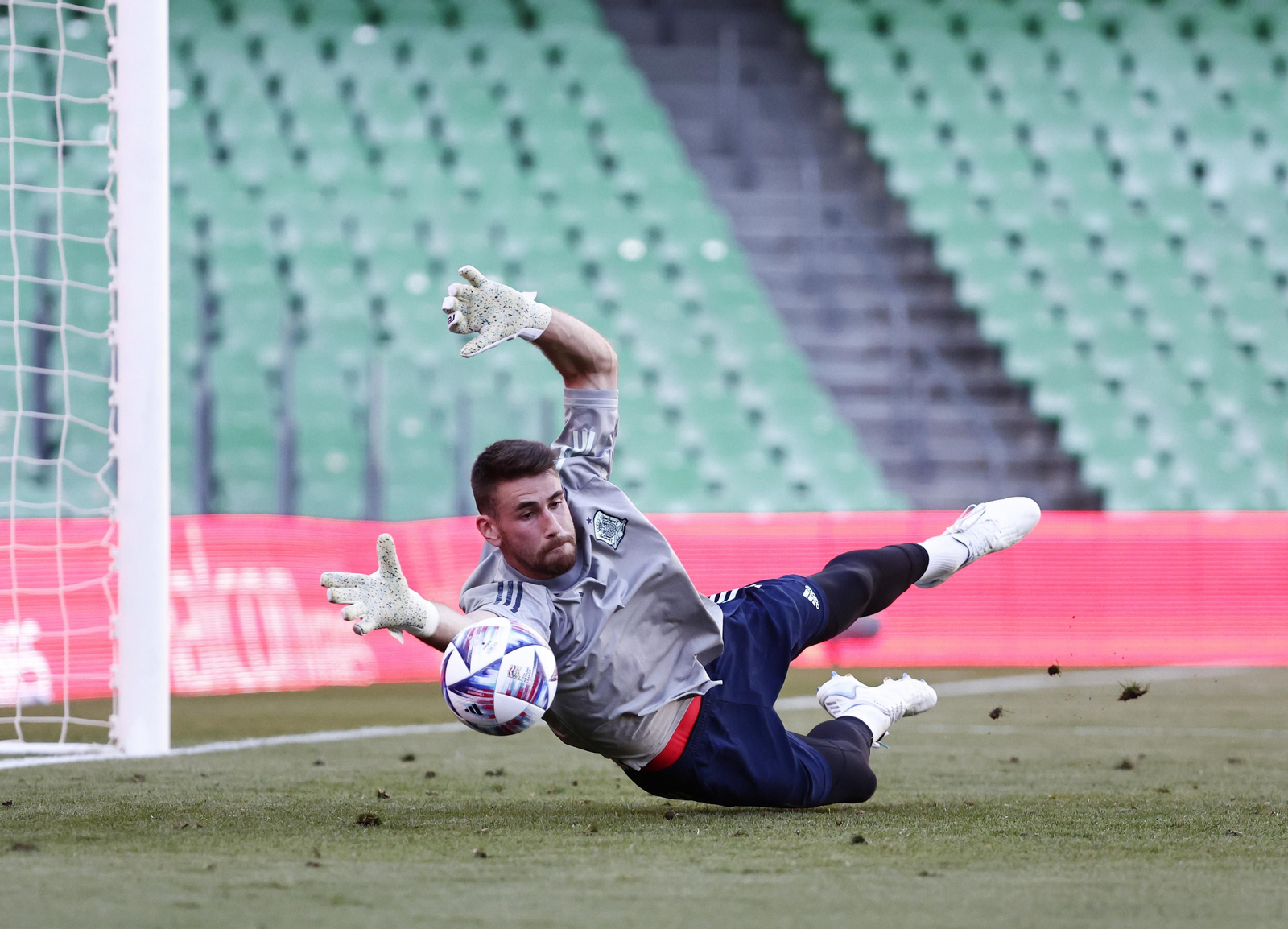 Las imágenes de la selección española en Sevilla