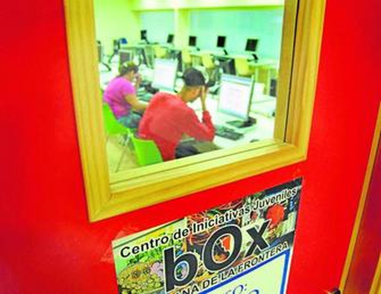 Vista de la nueva sala de estudios habilitada en el centro Box.