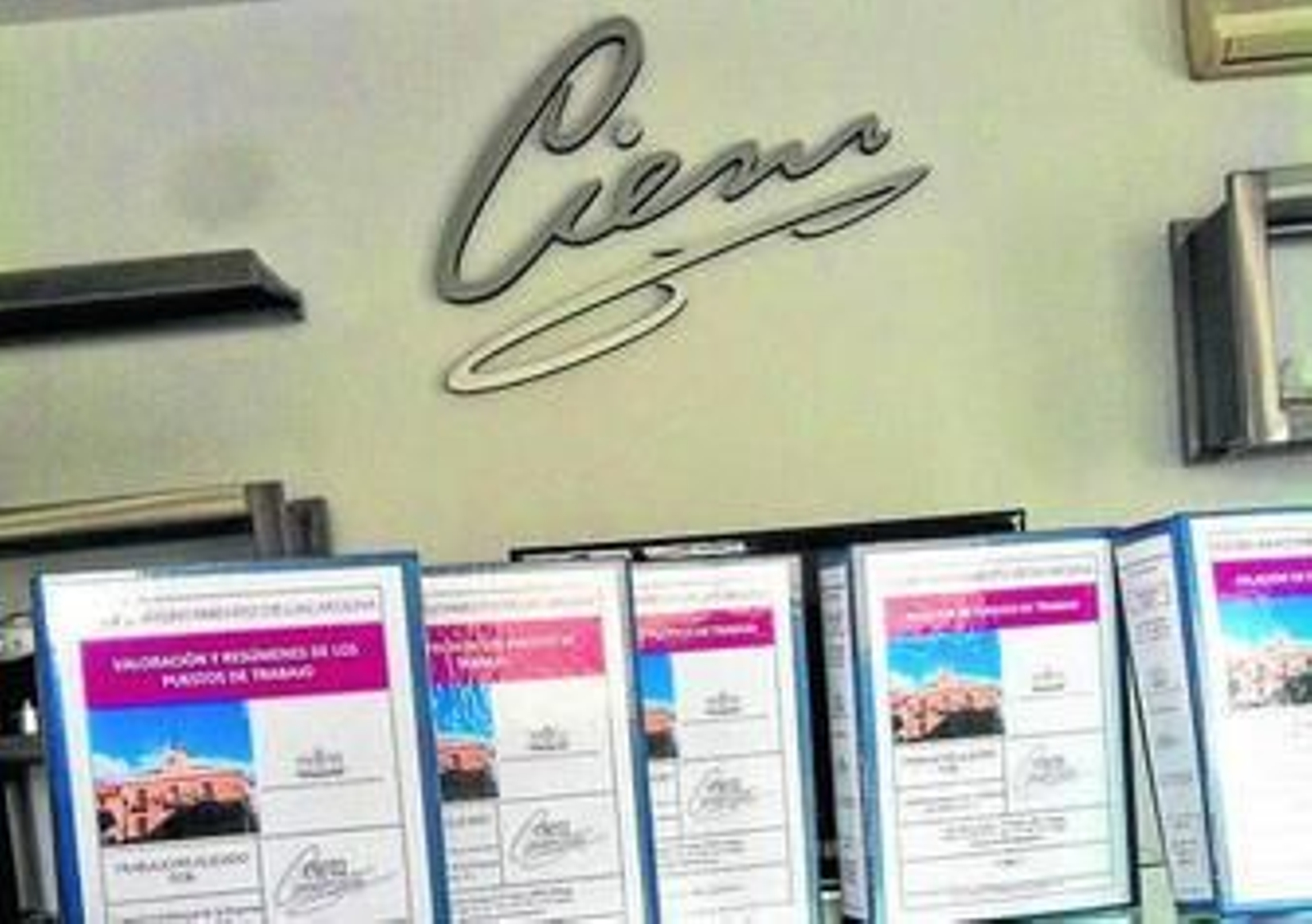 Imagen de una de las exposiciones de otros trabajos de la consultoría.