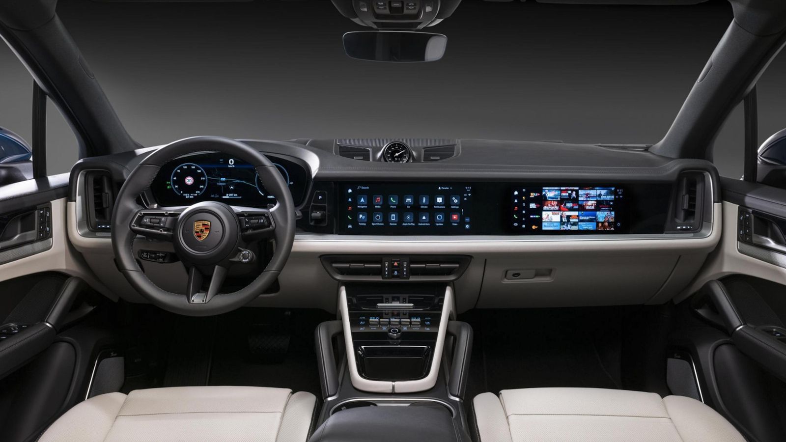 El cambio de mayor calado en el Cayenne está en el interior, con un salpicadero totalmente distinto al estrenado en esta generación.