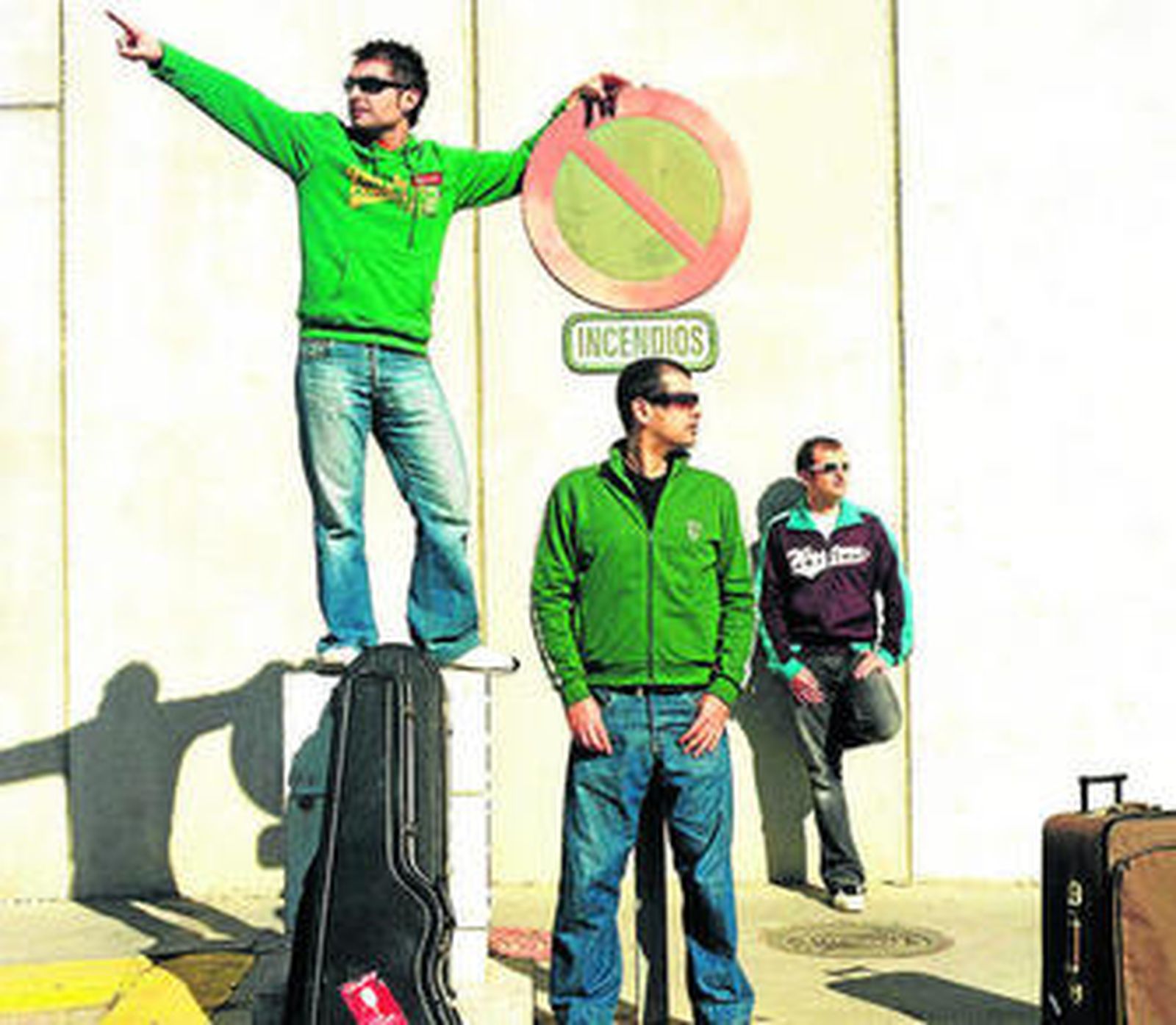 Una imagen promocional de los gibraltareños Taxi.