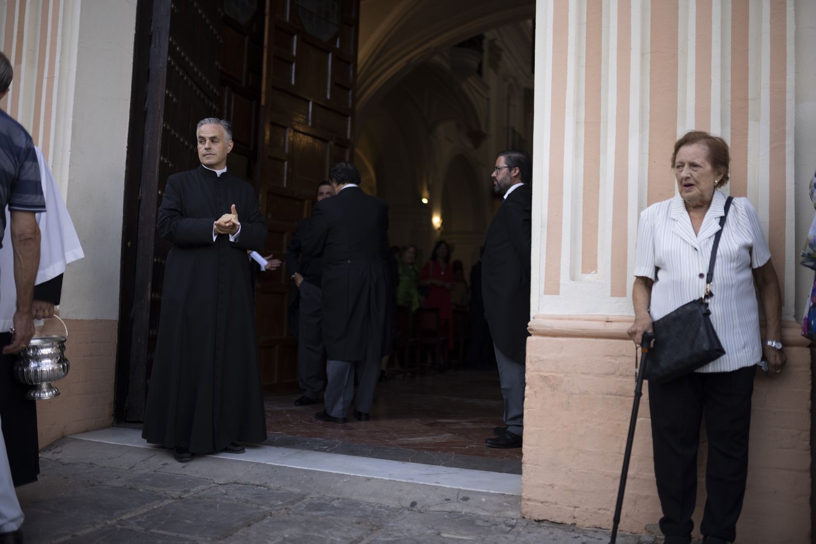 Imágenes de la procesión de la Virgen de la Cinta por el centro de la ciudad