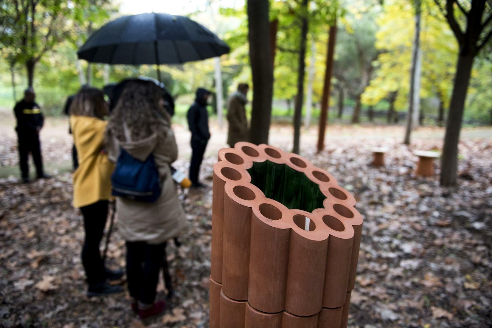 Así es el 'Bosque' que Cervezas Alhambra ha levantado en Granada