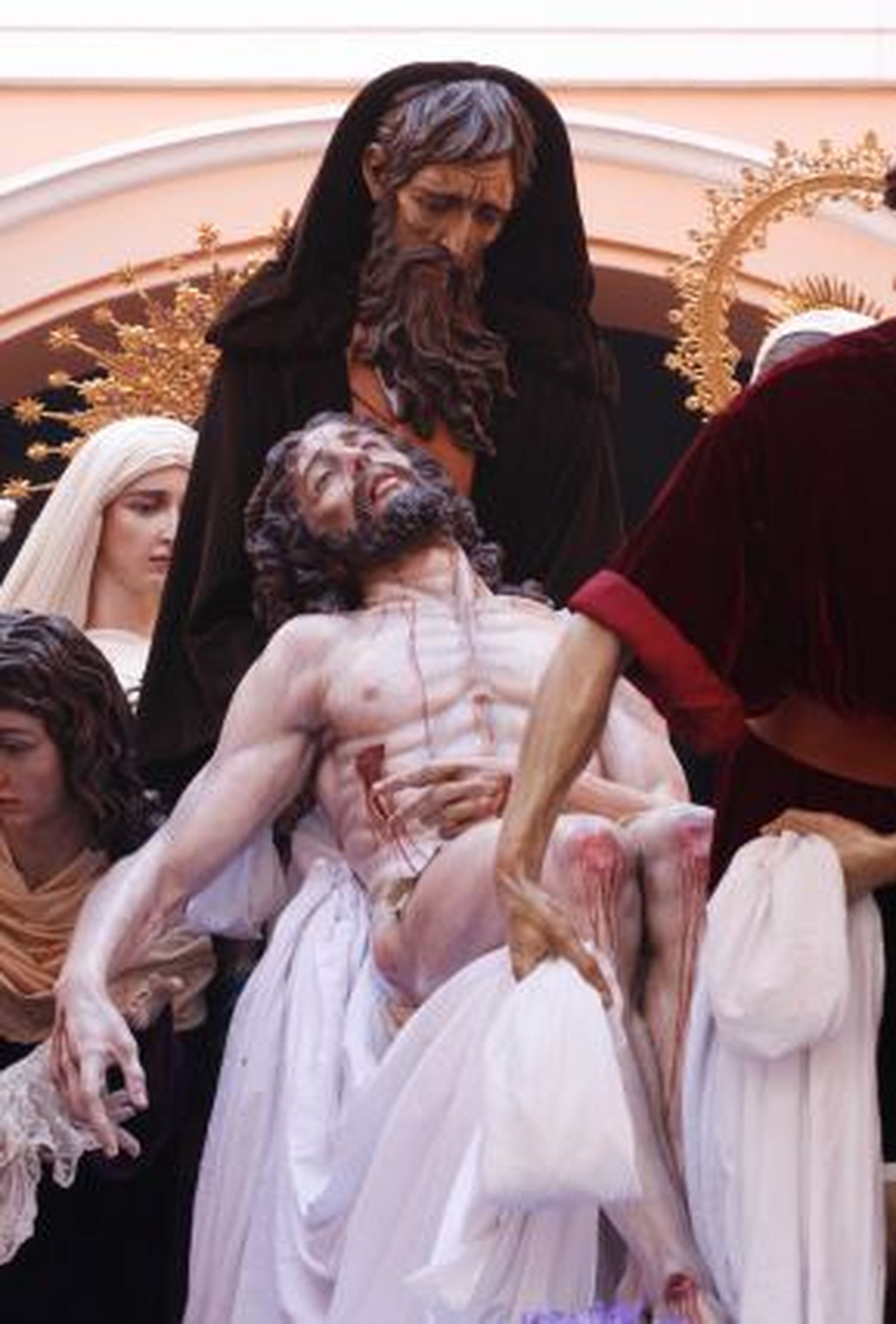 Detalle del Cristo del misterio de Santa Marta.

Foto: Victoria Hidalgo