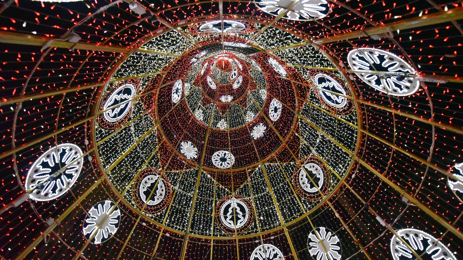 El encendido del alumbrado de Navidad de San Roque, en imágenes