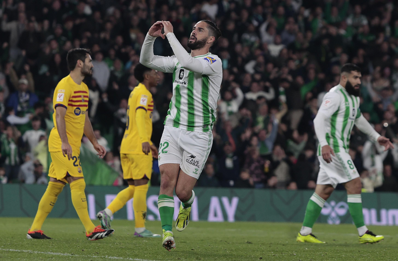 Las imágenes del Betis - Barcelona