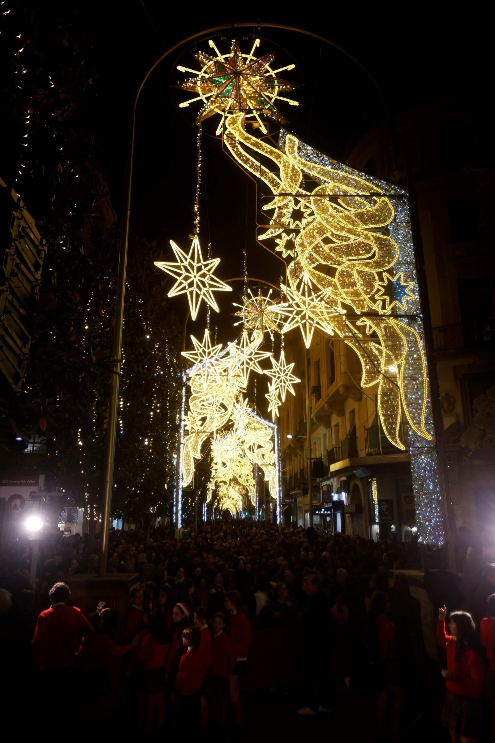Así ha sido el espectácular encendido de las luces de Navidad de Córdoba